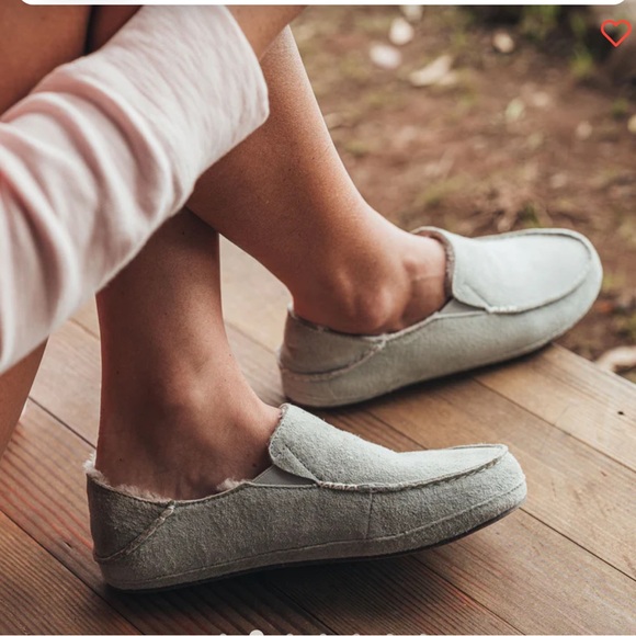 OluKaiNohea Nubuck Shearling Slipper